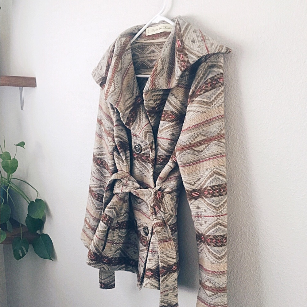 Anthropologie Daughters Of the Liberation Peacoat